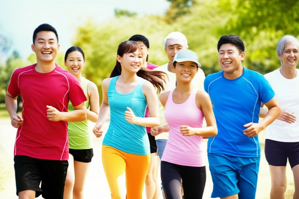 달리기의 중요성을 보여주는 이미지