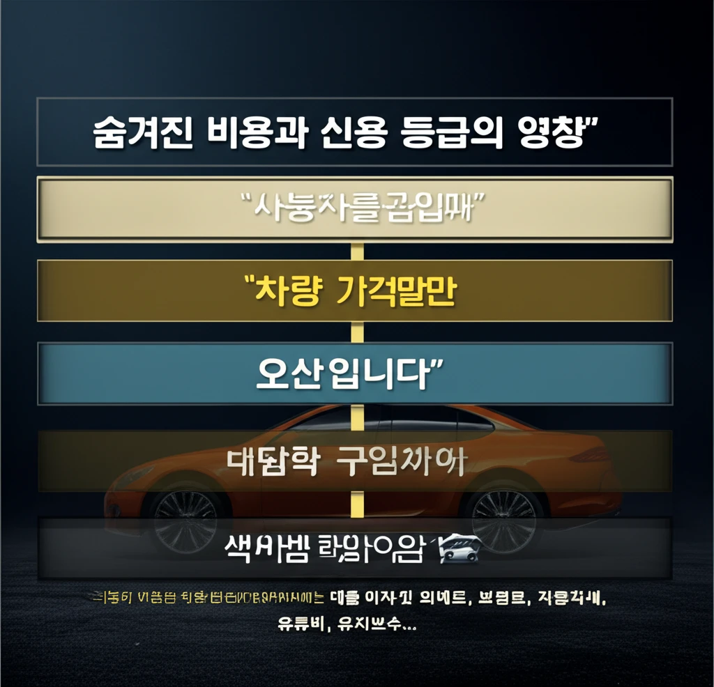 자동차 대출 비용 계산 이미지