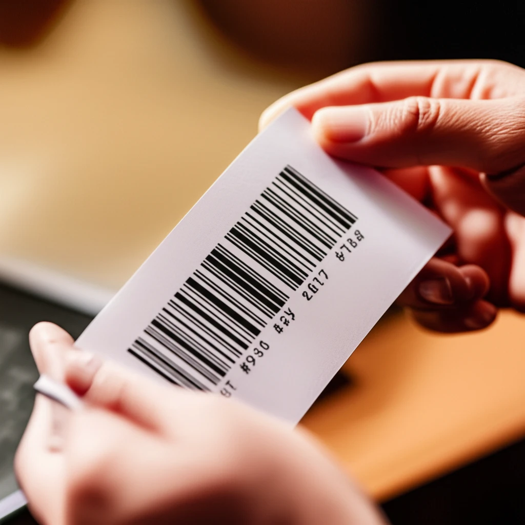 필요한 서류를 정리하는 모습