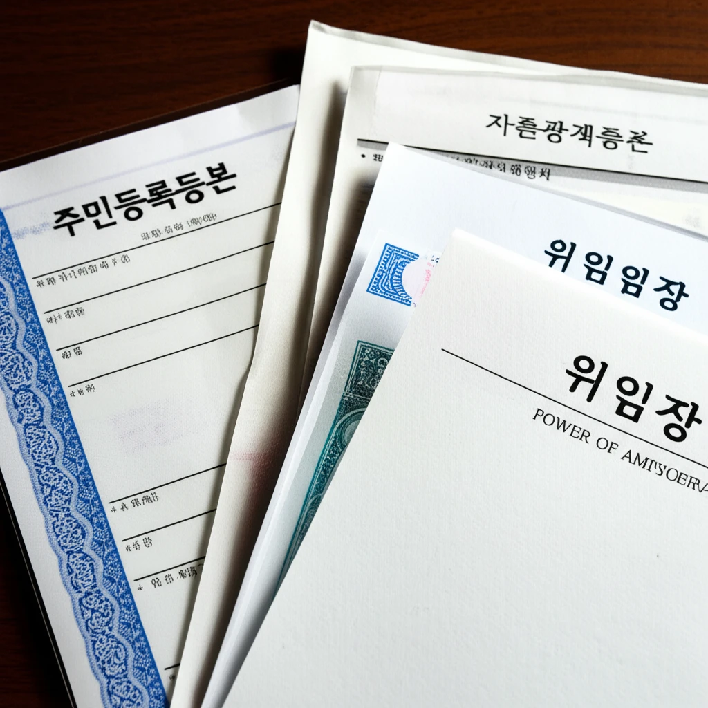 신청 서류 준비