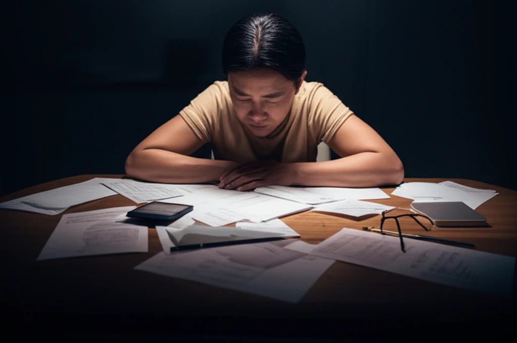 가족과 대화하는 모습