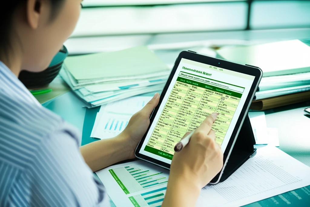 가계부 작성 이미지