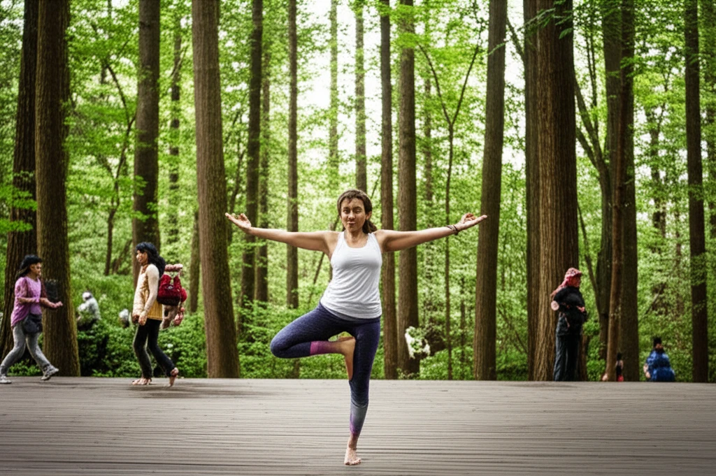 다양한 산림 시설