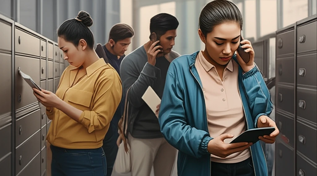 온라인으로 소비쿠폰 결과 확인하는 모습