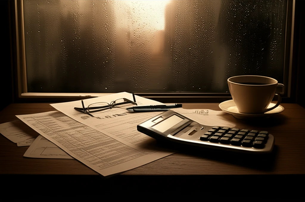 재무 상태를 점검하는 모습