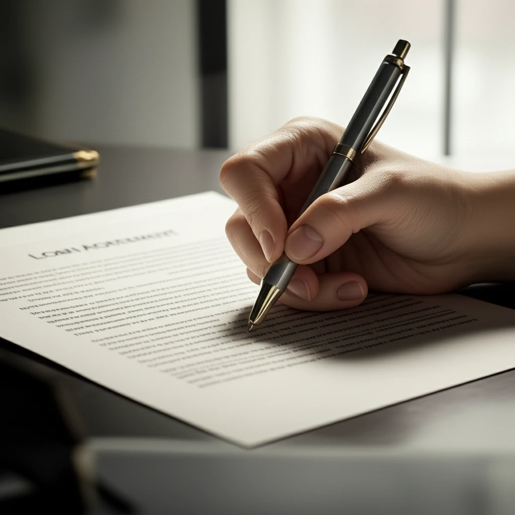 대출 약정서 이미지