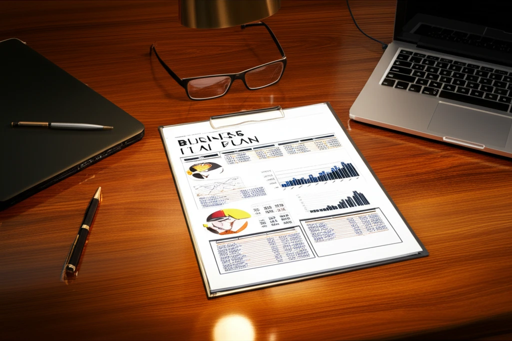 사업 계획서 작성의 중요성을 나타내는 이미지