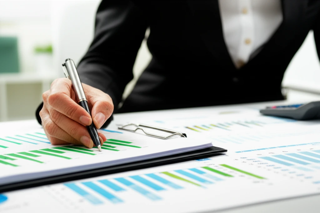 재무 기록 및 모니터링 이미지