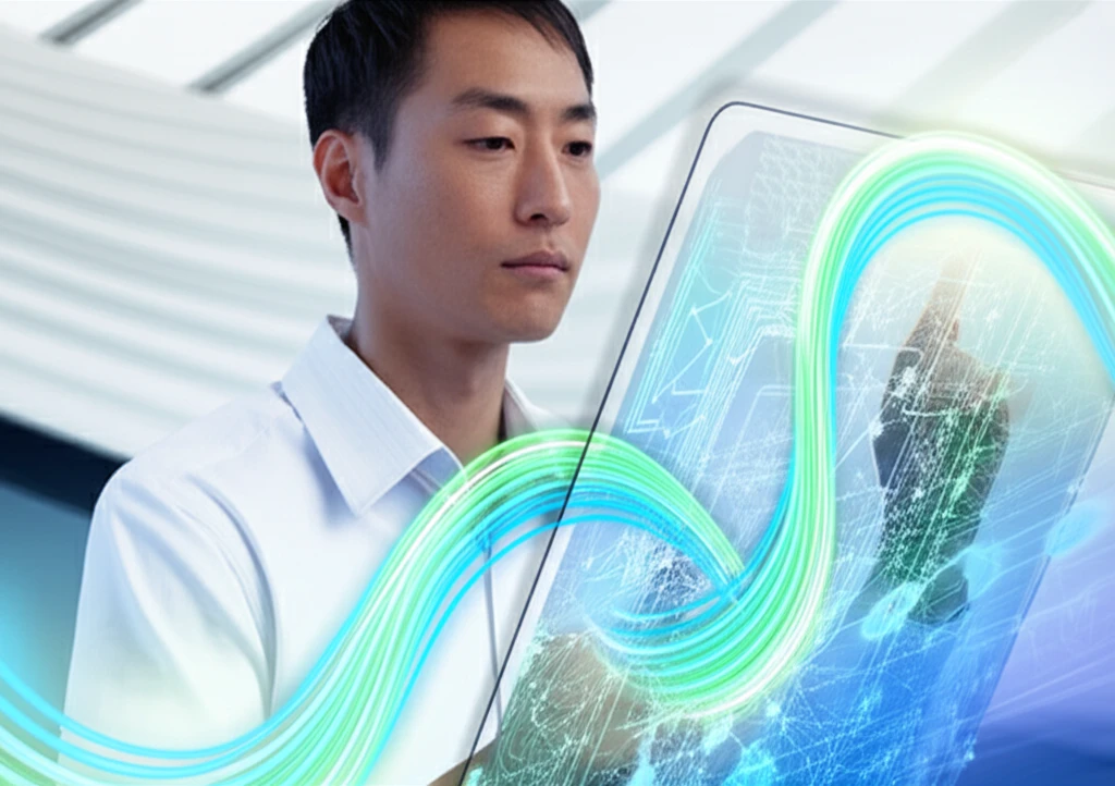 첨단 기술과 지식 습득을 상징하는 이미지