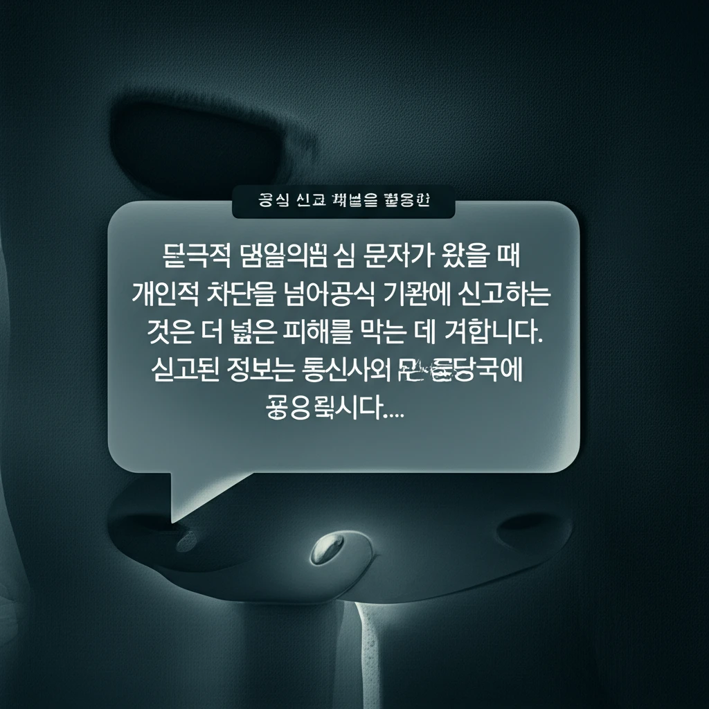 공식 신고 채널 안내 이미지