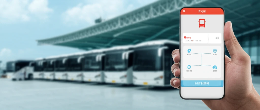 티머니GO와 코버스 앱 예매 화면 비교 이미지